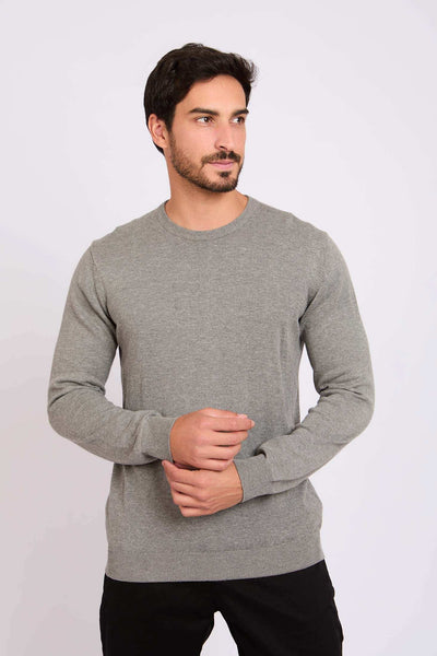 Men Regular Fit Pullover - Grey