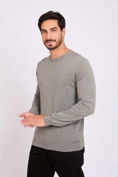 Men Regular Fit Pullover - Grey