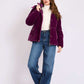 Women Regular Fit Jacket Purple