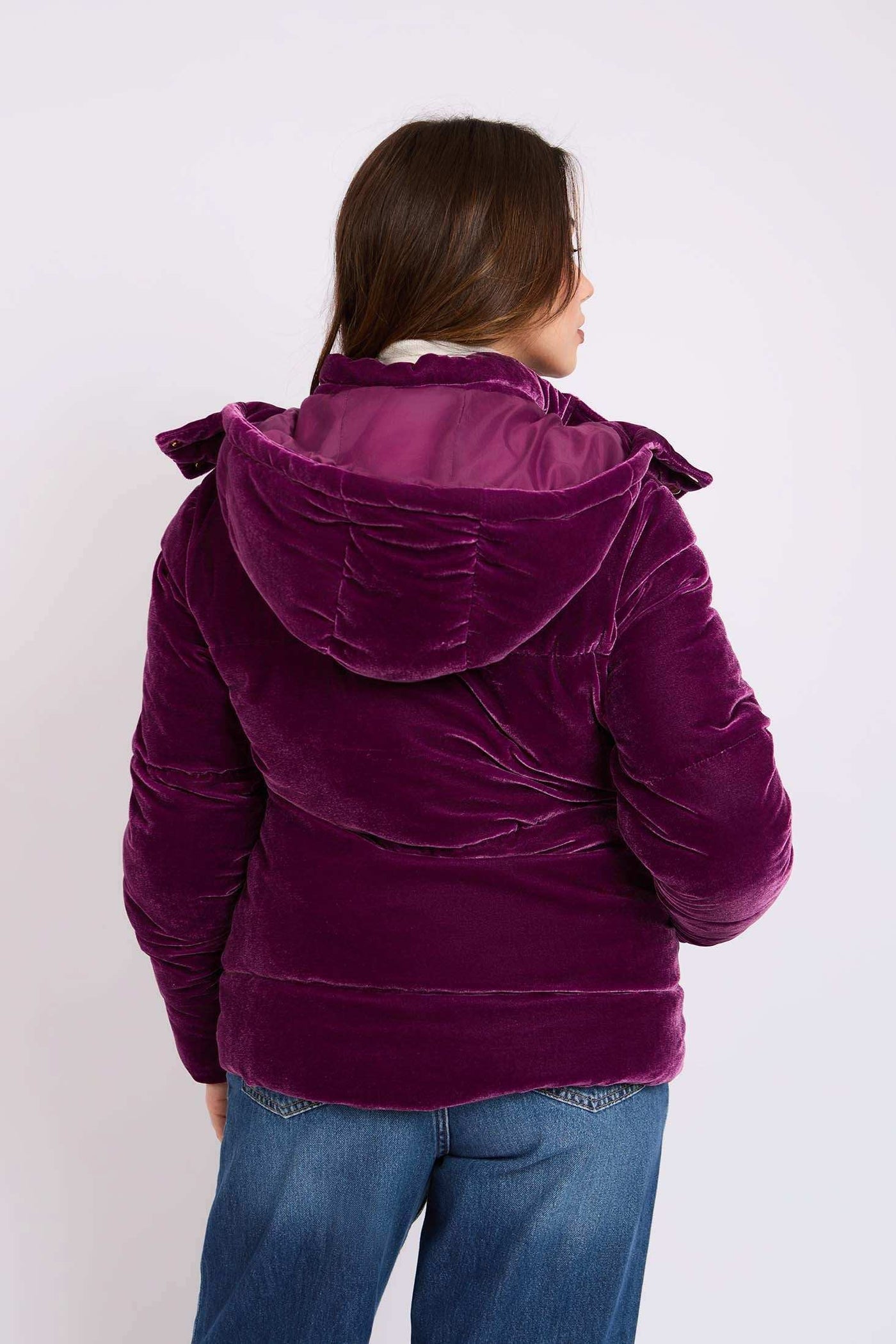 Women Regular Fit Jacket - Purple