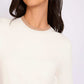 Women Regular Fit T-Shirt Off White