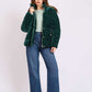 Women Regular Fit Jacket Green