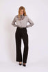 Women Regular Fit Pants Black