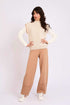 Women Regular Fit Vest Brown