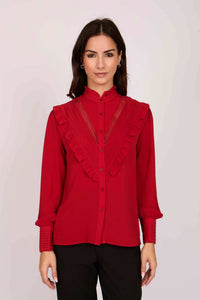 Women Regular Fit Blouse Black
