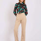 Women Regular Fit Pants Brown