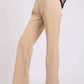 Women Regular Fit Pants Brown