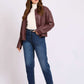 Women Regular Fit Jacket Red