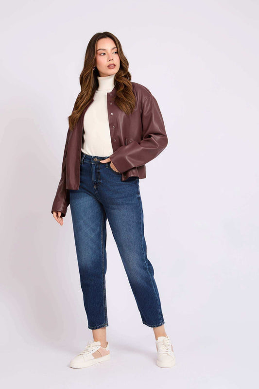 Women Regular Fit Jacket Red