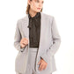 Grey Structured Tailored Blazer