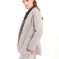 Grey Structured Tailored Blazer