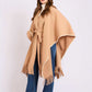 Women Regular Fit Cape Brown