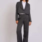 Women Regular Fit Blazer Grey