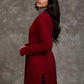 Women Regular Fit Cardigan Red