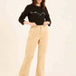 Women Pants Cotton Grey
