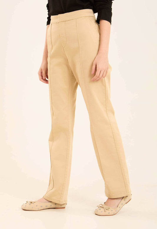 Women Pants Cotton Grey