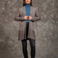 Women Regular Fit Cardigan Grey