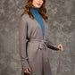 Women Regular Fit Cardigan Grey