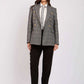Women Regular Fit Blazer Grey
