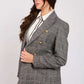 Women Regular Fit Blazer Grey