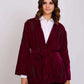 Women Regular Fit Kimono Maroon