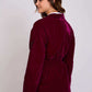 Women Regular Fit Kimono Maroon