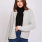 Women Regular Fit Cardigan Grey