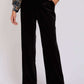Women Regular Fit Pants Black