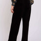 Women Regular Fit Pants Black