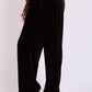 Women Regular Fit Pants Black