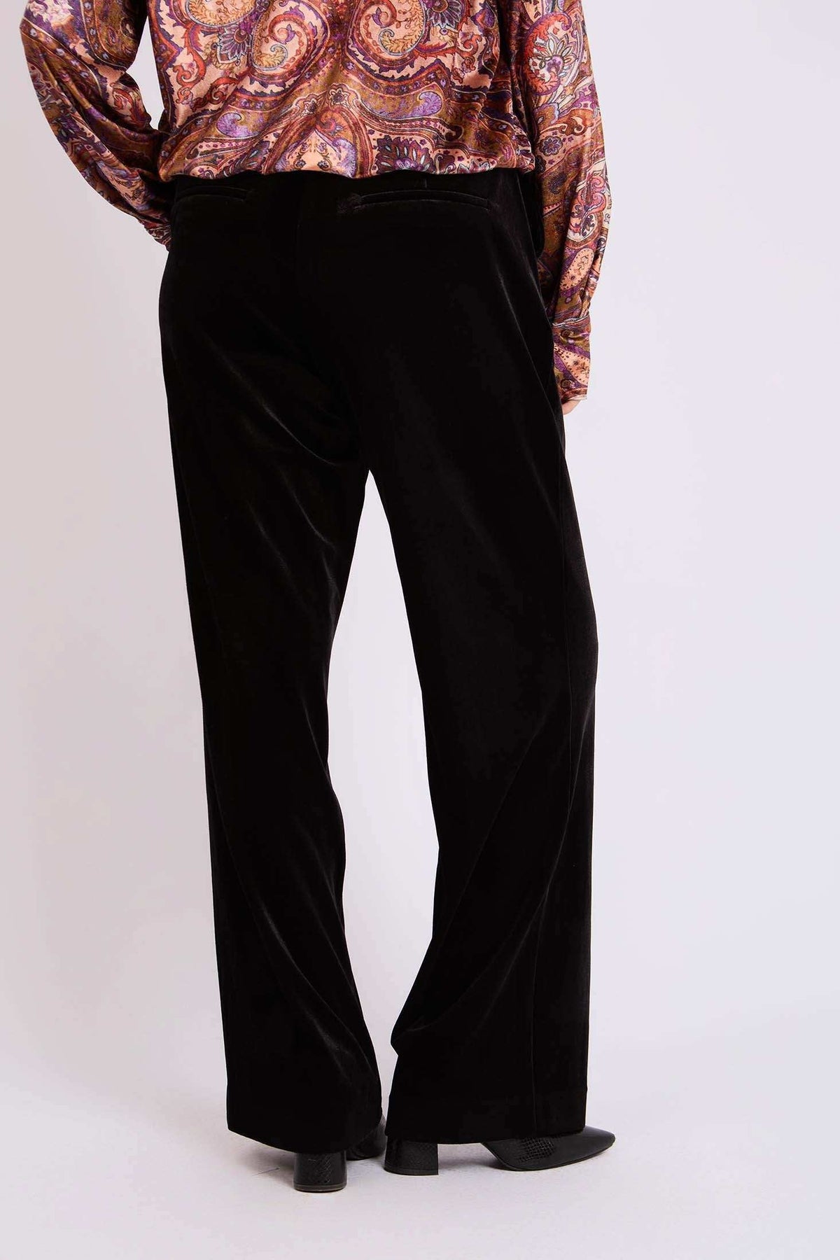 Women Regular Fit Pants Black