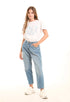 Washed Straight-Leg Cotton Pants