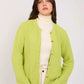 Women Regular Fit Cardigan Green