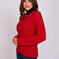 Women Regular Fit Cardigan Red