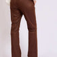 Women Regular Fit Pants Brown