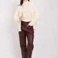 Women Regular Fit Pants Red