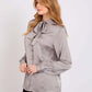 Bow-Neck Satin Shirt