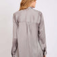 Bow-Neck Satin Shirt