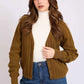 Women Regular Fit Cardigan Brown