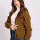 Women Regular Fit Cardigan Brown
