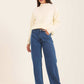Signature Wide-Leg Denim Jeans