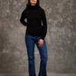 Women Regular Fit Pullover Black