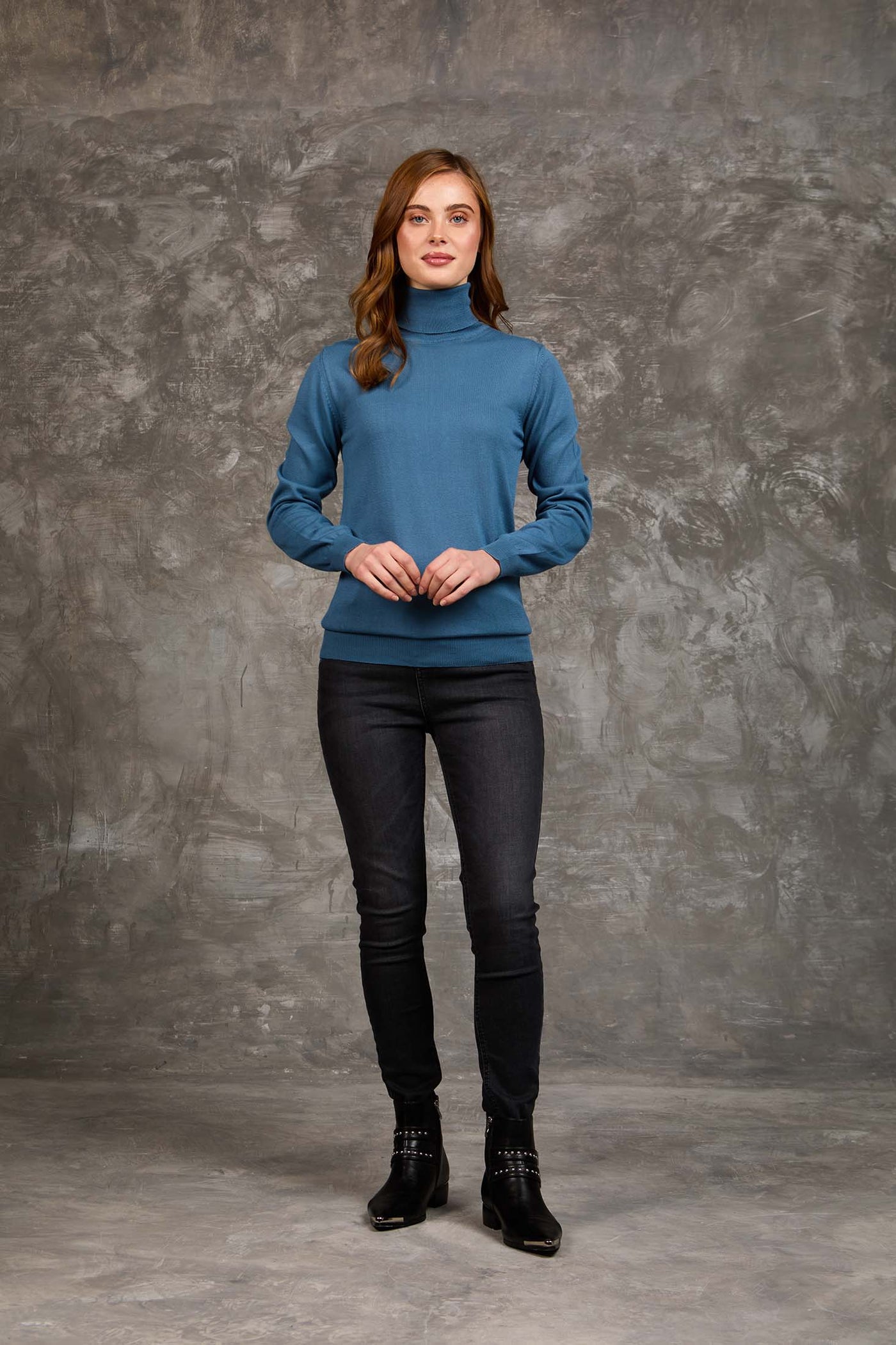 Women Regular Fit Pullover - Blue