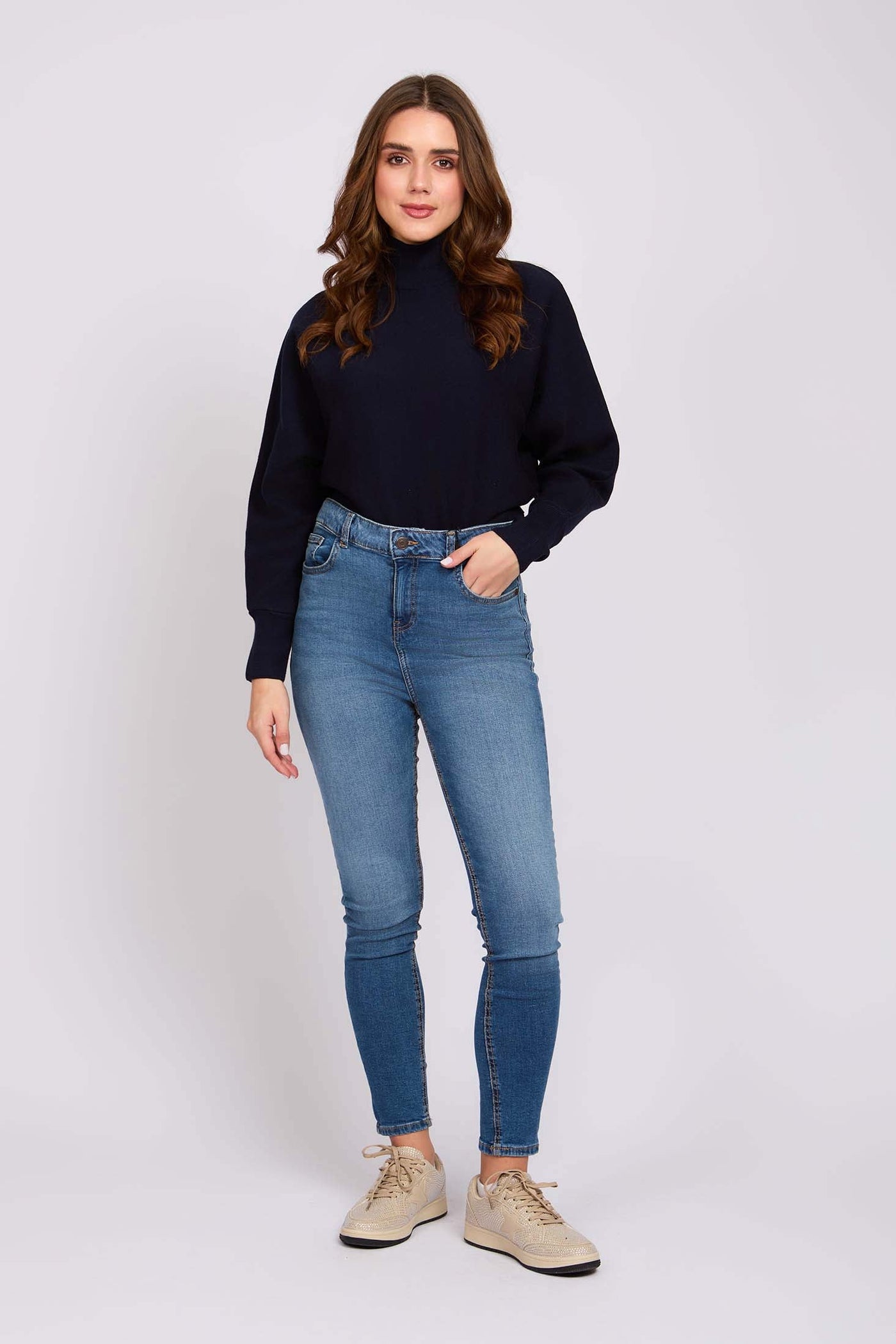 Women Slim-Fit  Denim - Medium Indigo