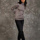 Women Regular Fit Pullover Grey