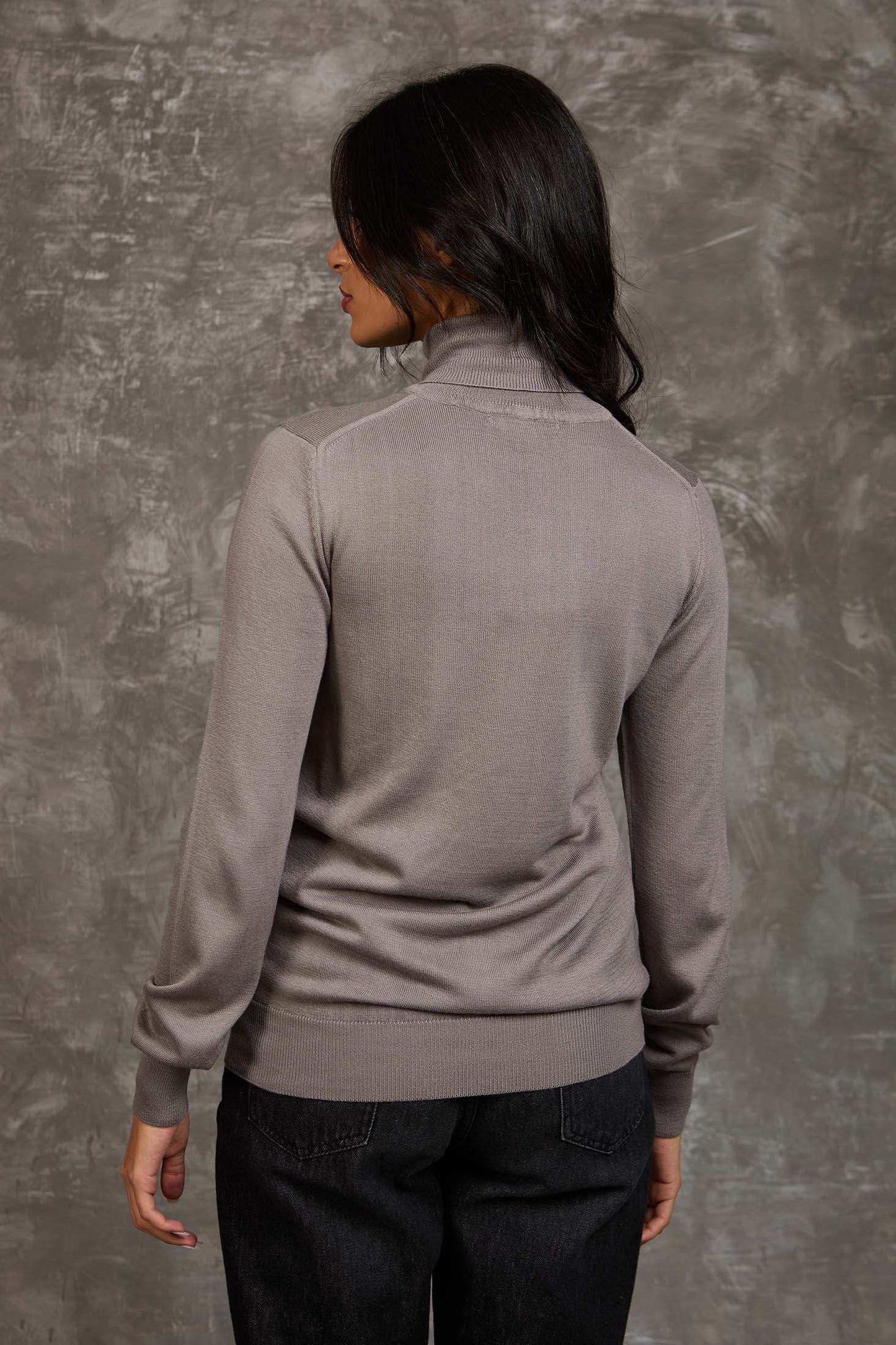 Women Regular Fit Pullover Grey