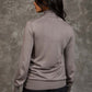 Women Regular Fit Pullover Grey
