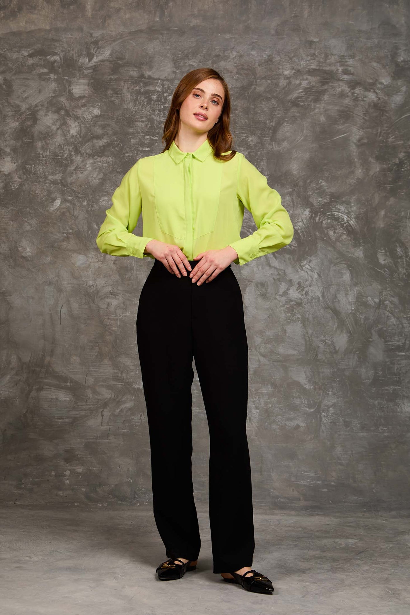 Women Regular Fit Blouse - Green