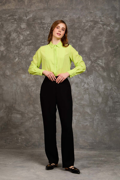 Women Regular Fit Blouse - Green