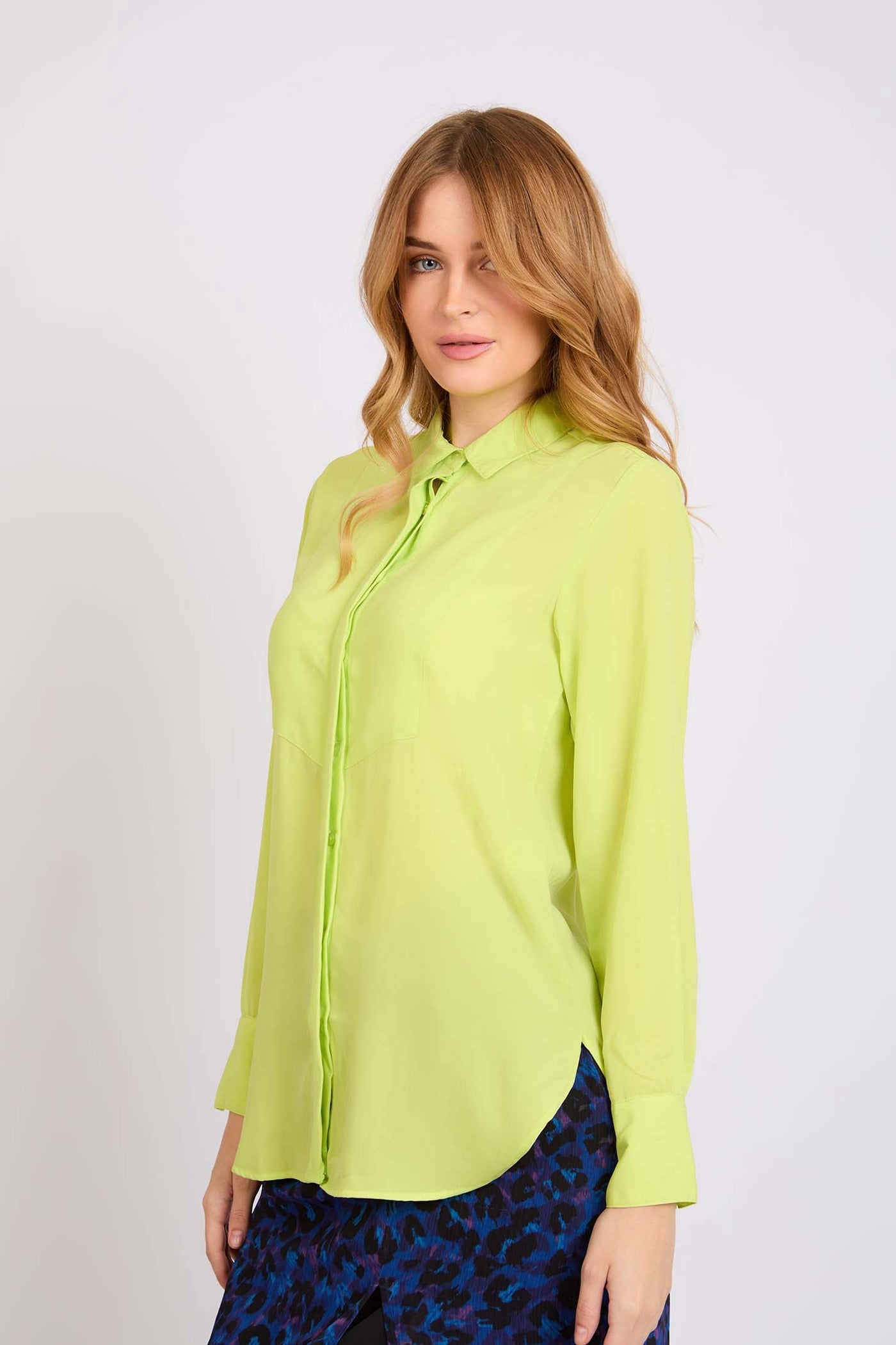 Women Regular Fit Blouse - Green